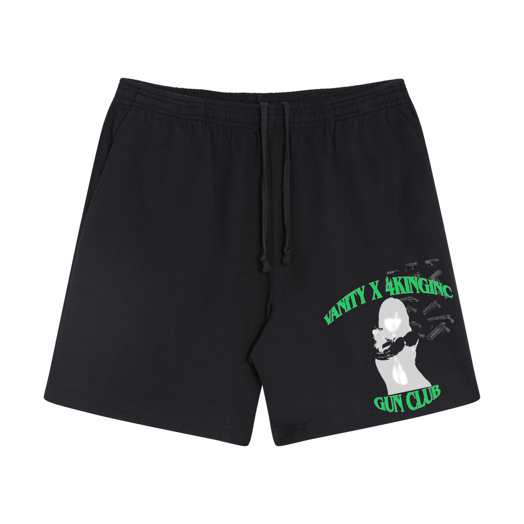 4KINGINC X VANITY GUN CLUB SHORTS